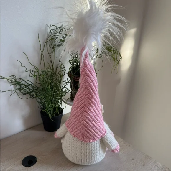 ODELETTE PINK & WHITE EASTER SWEATER GNOME - Picture 6 of 8